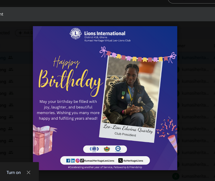 Lion Alfred Okine