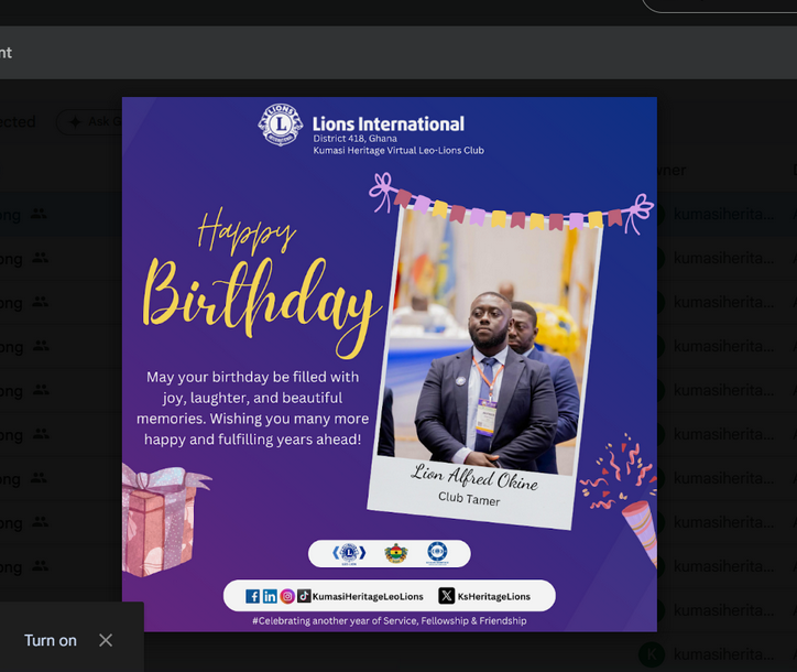 Leo-Lion Annabel Acquah