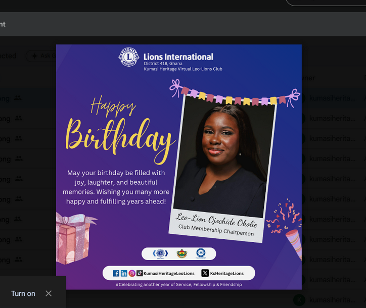 Lion Doreen Anyeley Afful