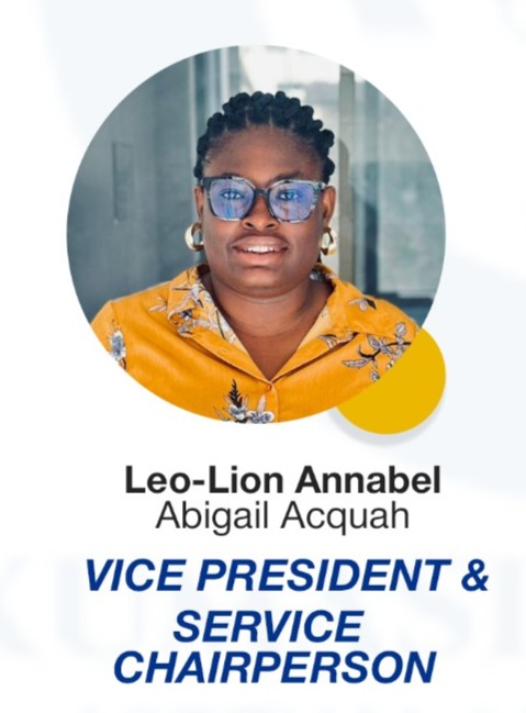 Leo-Lion Abigail - Vice President & Service Chair